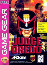 Judge Dredd Sega Game Gear US box art